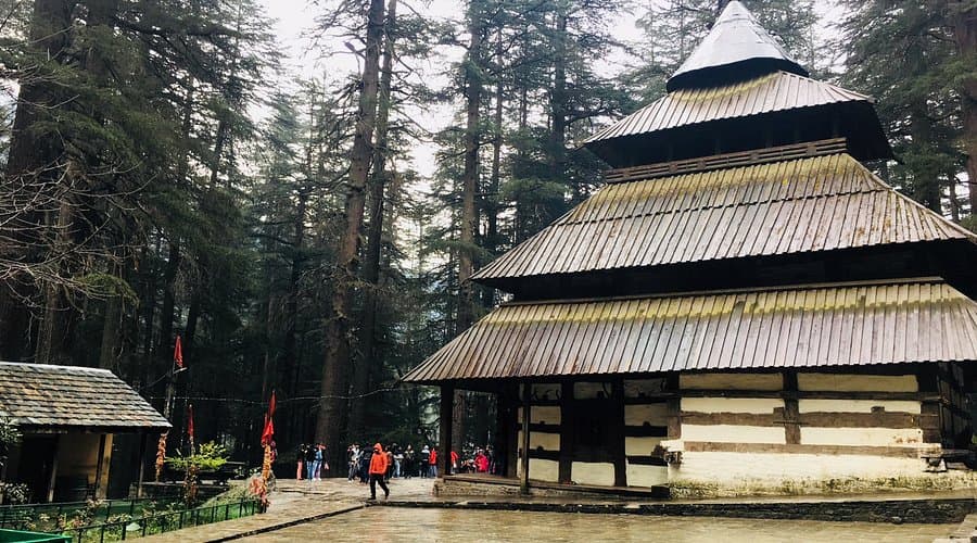Hadimba Temple - Ancient wooden temple in cedar forest